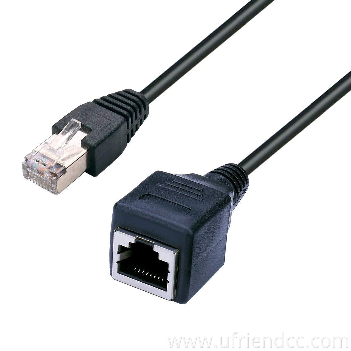 RJ45 1 Male to 2 Female LAN Ethernet Splitter Adapter Cable